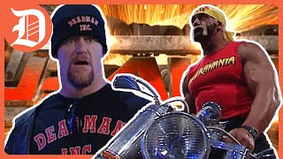 Hulk Hogan Destroys Undertakers Bike  DEADLOCK RETRO SYNC [upl. by Downing80]