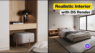 How To Create Realistic Interior in D5 Render [upl. by Lirba]