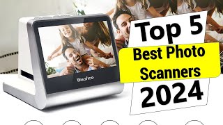 ✅Top 5 Best Photo Scanners for 2024  Best Photo Scanners Review [upl. by Laeria]