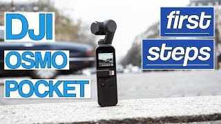 DJI Osmo Pocket beginners guide  tips and tricks  english tutorial [upl. by Magen]