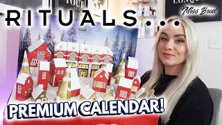 RITUALS PREMIUM ADVENT CALENDAR UNBOXING 2023 Winter Wonderland Lightup Village✨ MISS BOUX [upl. by Armbrecht]