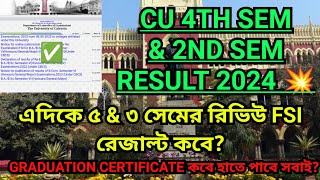 CU 4 amp 2 সেমের রেজাল্ট পিছিয়ে যাচ্ছে  এদিকে ৫ amp ৩ সেমের রিভিউ রেজাল্ট কবে  CU 2024 [upl. by Clute674]