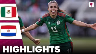 Mexico vs Paraguay  What a Game  Highlights  Concacaf W Gold Cup Womens Quarter Final 03032024 [upl. by Graehme]