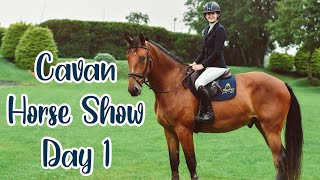 FIRST REGISTERED SHOW OF THE YEAR  Cavan Horse Show Vlog Day 1 [upl. by Nelleyram]