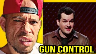 Jim Jefferies  Gun Control Part 1 Oh Lord here we go [upl. by Nocaed]