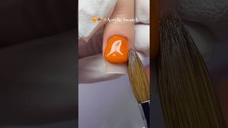 Amazing Acrylic 🧡🍑✨Nail Mate Acrylic nailart nailswatch nailsglam nailtutorial [upl. by Ymarej]