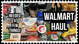 WALMART HAUL  I NEEDED A FEW THINGS  RESTOCKING  GROCERIES  CLOTHES [upl. by Windsor]