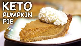 Keto Low Carb Pumpkin Pie Recipe  Keto Daily [upl. by Leirum]