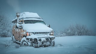 Camping  Unexpected Snowstorm Best Day Ever [upl. by Tannenbaum645]