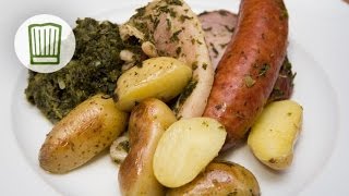 Grünkohl mit Kasseler Mettwürstchen und Kartoffeln chefkoch [upl. by Buonomo]