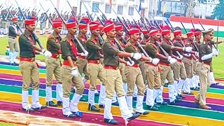 26 January Parade 2023  NCC Police line Parade on Independence Day in Azamgarh [upl. by Galvin940]