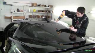 Tinting a Corvette [upl. by Llemmart]