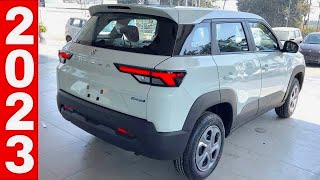 BREZZA 2023 VXI MODEL White Colour 🔥 New Maruti Suzuki BREZZA VXi Detailed Review  BREZZA 2023 [upl. by Oiralih]