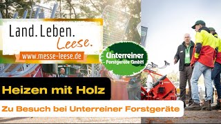 Heizen mit Holz in Leese  Zu besuch bei Unterreiner Forstgeräte [upl. by Grange537]