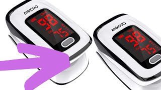 Most Rated Pulse Oximeter Fingertip Ankovo Fast Reading [upl. by Messing]