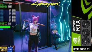 CyberPunk 2077 Psycho Settings DLSS 4K  RTX 3090 Ti  I9 12900K 53GHz [upl. by Ecital]