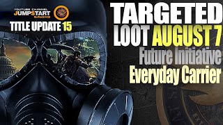 The Division 2  New Targeted Loot Today  August 7 2022  Everyday Carrier [upl. by Remmer]