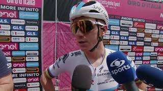 Remco Evenepoel  Interview at the start  Stage 6  Giro dItalia 2023 [upl. by Daphna]