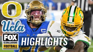 No 8 Oregon Ducks vs UCLA Bruins Highlights  FOX College Football [upl. by Mareah631]