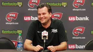 WKU MBB HC Hank Plonas Preseason Media Availability 81924 [upl. by Nohsal]