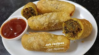 Sambhar Vadi Recipe  विदर्भ की स्पेशल सांभरवडी रेसीपी  Snacks Recipe  jpb recipe [upl. by Renelle]