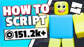 How To Script In ROBLOX Studio EASIEST Beginner Scripting Tutorial [upl. by Salisbarry640]