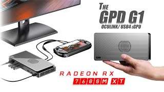 The New GPD G1 Is A Fast Compact eGPU Oculink amp USB HandsOn First Look [upl. by Ical]