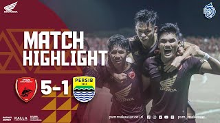 Liga1  PSM Makassar v Persib Bandung 51  AllonaPSM [upl. by Tybi]