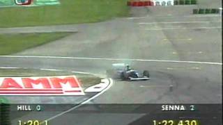 Imola 1994 Damon Hill Spins [upl. by Socher]