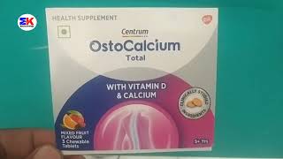 Centrum OstoCalcium Total  Centrum OstoCalcium Total Uses Benefit Dosage Review in Hindi [upl. by Raine]