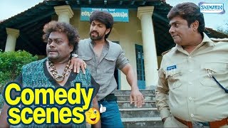 GajaKesari Movie Comedy Yash  Sadhu kokila  Rangayana Raghu [upl. by Kirimia]