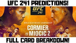 UFC 241 Predictions  Cormier vs Miocic 2 Full Card Breakdown and Betting Tips [upl. by Elizabet]