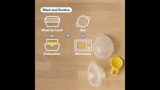 How to Clean Your Freestyle™ Hands free Breast Pump [upl. by Toille779]