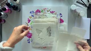 3 Quick And Easy Cards To Make With Stencils [upl. by Sande946]