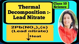 Balanced Equation For Thermal Decomposition Of Lead Nitrate onlineschoolstudy [upl. by Erdda]