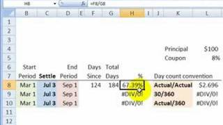 FRM Day count conventions for bonds [upl. by Koloski]