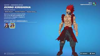 Reviewing Eijiro Kirishima Chapter 4 Season 4 Skin [upl. by Schou]