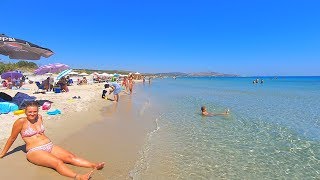 Beach Walk  Çeşme Altınkum Plajı  Izmir Türkiye [upl. by Ecnerolf]