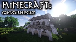 Minecraft LOTR Gondorian House Tutorial 1 [upl. by Celestia]