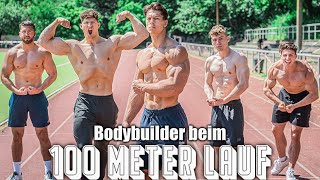 Bodybuilder beim 100 Meter Lauf🏃 [upl. by Perusse]