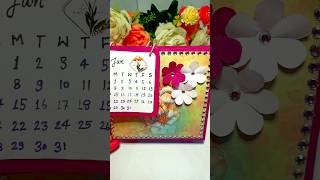 DIY Calendar 2024 Home Deecor  Wall Decor Calendar  Calendar making DIY 2024 Paper Art  shorts [upl. by Nwavahs422]