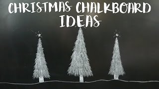 Christmas Chalkboard Ideas DIY [upl. by Neal]