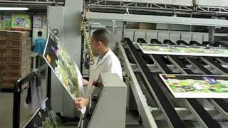 Flexo Printing Machine  coated corrugated cardboard printing [upl. by Delija779]