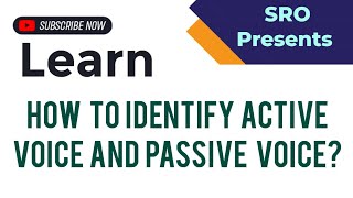 How to Identify Active Voice and Passive Voice  Avtive Voice Passive Voice Grammar [upl. by Collen]