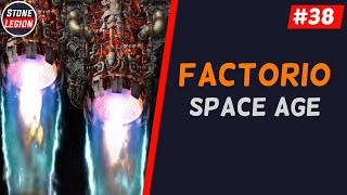 Factorio  Space Age  Part 38  Kovarex Enrichment Setup amp Adding More Rockets To Vulcanus [upl. by Berstine]