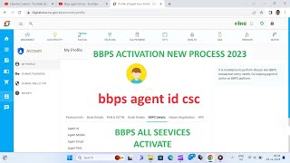 CSC BBPS ALL SERVICE ACTIVATION  bbps service kaise activate kare csc viral trending cscvle [upl. by Barta]