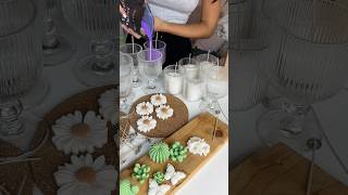 Kerzen für meine Geburtstagsparty✨😍 kerzendiy kerzengießen candlemaking [upl. by Popelka99]