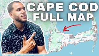 Living in Cape Cod Massachusetts  Full Map Tour EXPLAINED  2024 [upl. by Sergius]