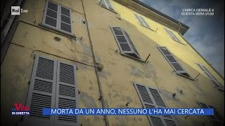 Morta da un anno nessuno lha mai cercata  La Vita in diretta 02122024 [upl. by Peckham]