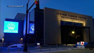 Tanger Center joins other Broadway theaters in LightBlue campaign for essential workers fighting [upl. by Koblas643]